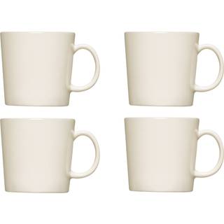 Iittala Teema Krus 4-pak 30 Cl e - Kaffekopper Porcelæn Hvid - 1028182