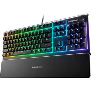 SteelSeries Apex 3 - Tastatur - Amerikansk engelsk - Sort