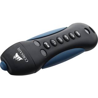 Corsair Padlock 3 128gb Usb Type-a Sort, Blå