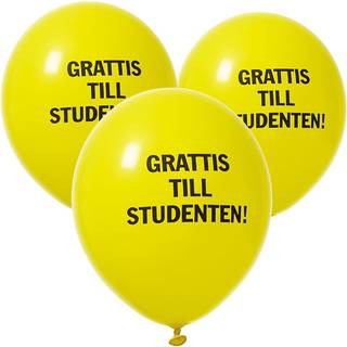 Grattis till studenten balloner, 8 stk