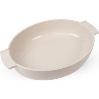Peugeot Appolia Auflaufform oval 40 cm ecru - Keramik - Weiß