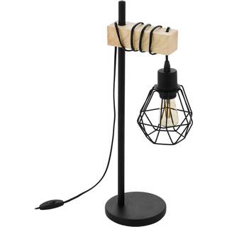 EGLO TOWNSHEND 5 bordlampe, sort/træ