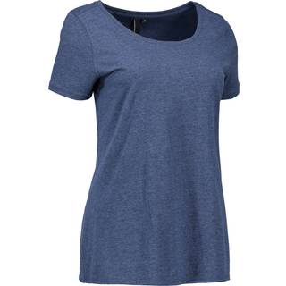 ID Klassisk T-Shirt Rund Hals Dame Blå