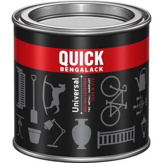 Quick Bengalack Universallak HVID/SORT - 0.25 L - metalmaling
