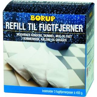 Borup fugtfjerner refill poser 3 stk.