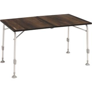 Outwell Berland L Campingbord størrelse 70 x 118 x 56,5-74,5 cm farve brun
