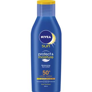 Nivea Sun Protect & Moisture Hydrating solmælk SPF 50+ 200 ml - 200 ml