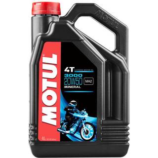 Motul Motorolie 3000 4T 20W-50, 4 Liter mineralsk