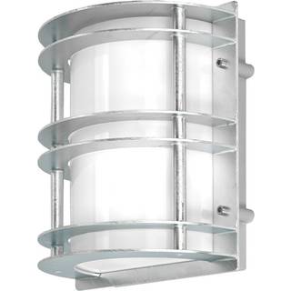 Norlys Stockholm LED vægarmatur, IP54,  galvaniseret/opal