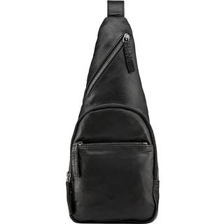 Unik aflang bumbag i blødt skind / 11304 - Black (Nero) - Onesize