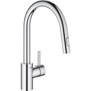 Grohe Eurosmart Cosmo køk brus Etgrebskøkkenbatteri, C-tud, ethulsmontage, zero, højt udløb