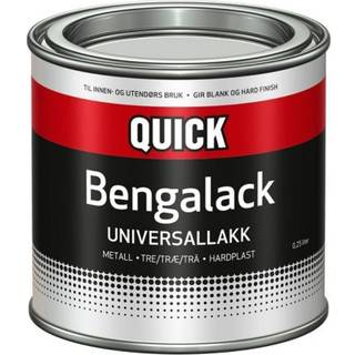 Quick Bengalack Universallak HVID/SORT - 0.25 L - metalmaling