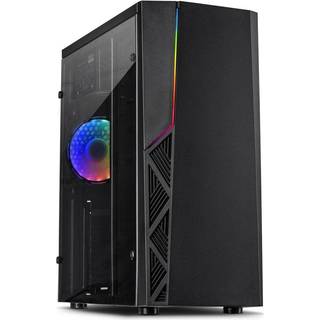 Inter-Tech B-02 - Kabinet - Tower - Sort