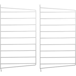String - Væggavl 50x30cm 2-pack sort - Sort - Metal