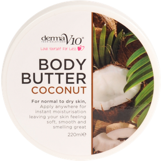 DermaV10 Body Butter Coconut 220ml