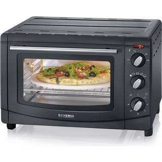 Severin Severin TO 2068 mini-ovn med pizzasten 20 L Sort