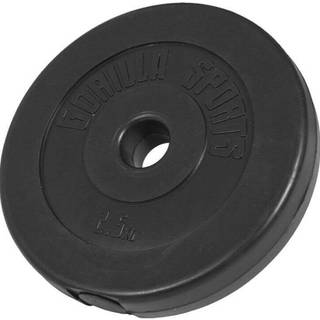 Gorilla Sports Vægtplader BASIC 31mm Cement - 1,25KG-15 KG Vægt 2,5 kg