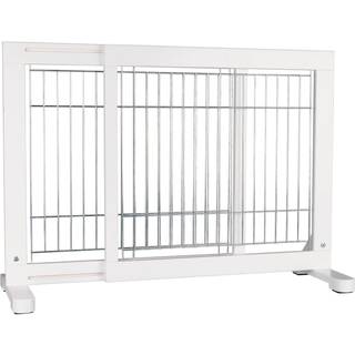 Trixie Barrier wood 65-108 × 61 cm white