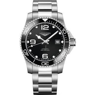 Longines L3.781.4.56.6 Hydroconquest Sort/Stål Ø41 mm