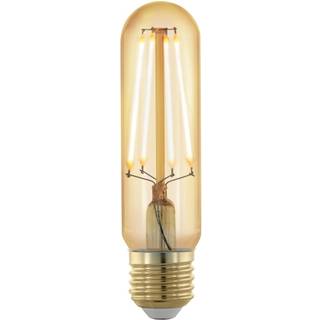 Outlet: EGLO Filament E27 LED Rørpære På 4W i 1700K, Dæmpbar - Amber