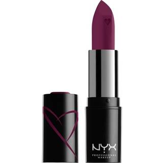 NYX PROFESSIONAL MAKEUP Shout Loud Satin Lipstick Infunderet med Sheasm?r - Into The Night (Deep Grape)