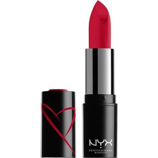 NYX Professional Makeup Shout Loud Satin Lipstick Infused with Shea Butter - The Best (True Red)