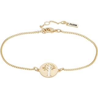 Pilgrim ELIN coin armbånd guldbelagt