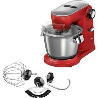 Bosch Serie 8 Køkkenmaskine OptiMUM 1600 W Rød, sølv MUM9A66R00