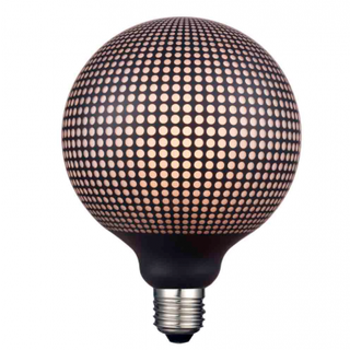 Halo Design LED pære COLORS Dots Ø12,5, Sort E27