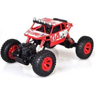 Rock Rover Fjernstyret 4WD Crawler 1:18 2.4G, Rød