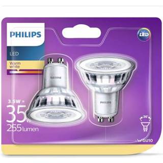 Philips 2-pack LED GU10 Spot 35W 255lm