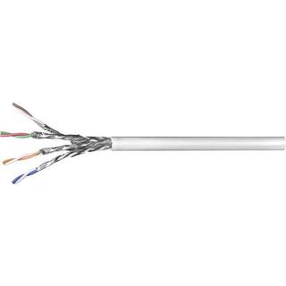 Pro CAT 6 network cable S/FTP (PiMF) grey 100 m - C - Grå - 100 meter
