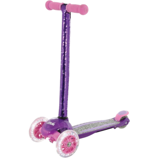 uMoVe Paillet Mini Flex LED Løbehjul, Pink