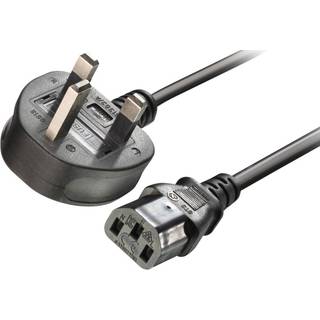LINDY IEC-Netzkabel, 2m IEC-320 C13 5A UK 3 Pin