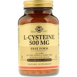 Solgar - L-Cystein 500 mg, 90 kapsler