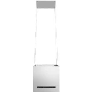 hængende ø-emhætte med touchsensor LCD 37 cm rustfrit stål