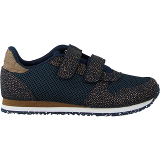 Woden Kids Sneaker Sandra Pearl Mesh Navy - Str. 35