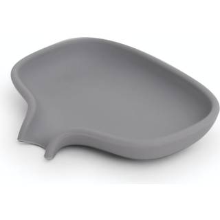 Bosign Soap Saver Flow sæbeskål med afløbstud small Grå