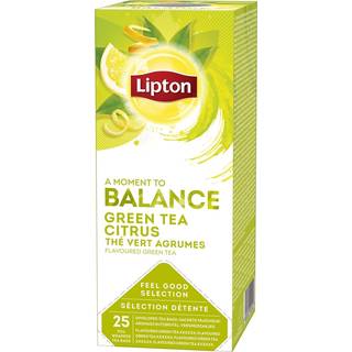 Lipton Grøn te med citrus, 25 breve