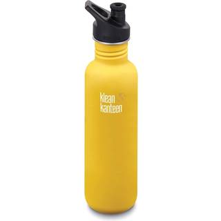 Klean Kanteen drikkedunk i rustfrit stål - Black - 800 ml.