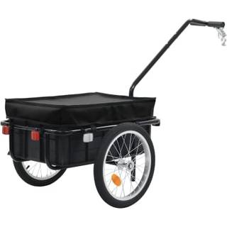 cykeltrailer/trækvogn 155x60x83 cm stål blå