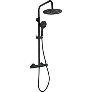 Bluerain brusesæt Lux mat sort m/termostat 961029