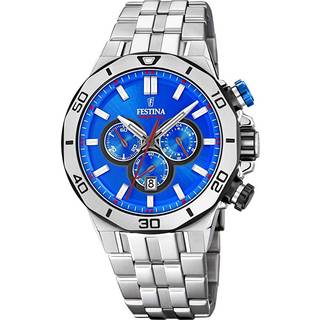 Festina F20448-2 Blå/Stål Ø44 mm