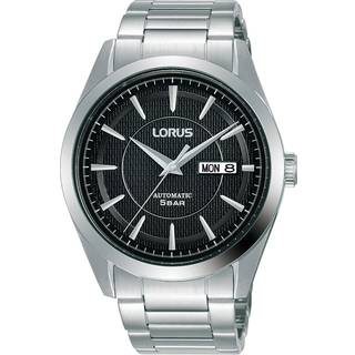 Lorus Classic Automatic Black Dial Stainless Steel Bracelet Men's Watch RL441AX9