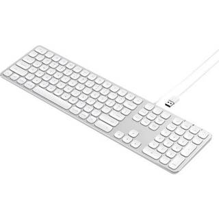 Satechi Tastatur med USB Sort/Sølv - Nordisk