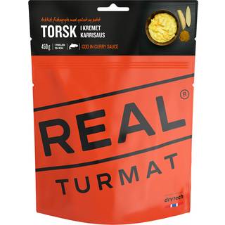 Frysetørret mad / campingmad Real Turmat Torsk i karrysovs, portionspakke, 450 g