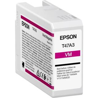 Epson Vivid Magenta 50 ml blækpatron T47A3 - Epson SureColor P900