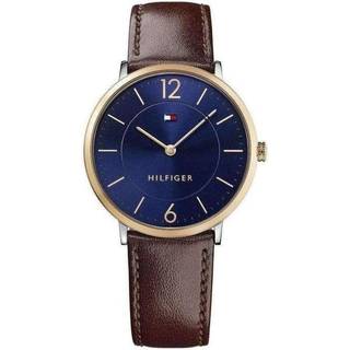 Tommy Hilfiger 1710354 Ultra Slim Blå/Læder Ø40 mm