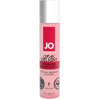 System JO Oral Delight - kølende, spiselig glidecreme - jordbær (30 ml)
