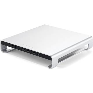 Satechi Type-C Aluminum Monitor Stand Hub for iMac - docking station + monitor stand